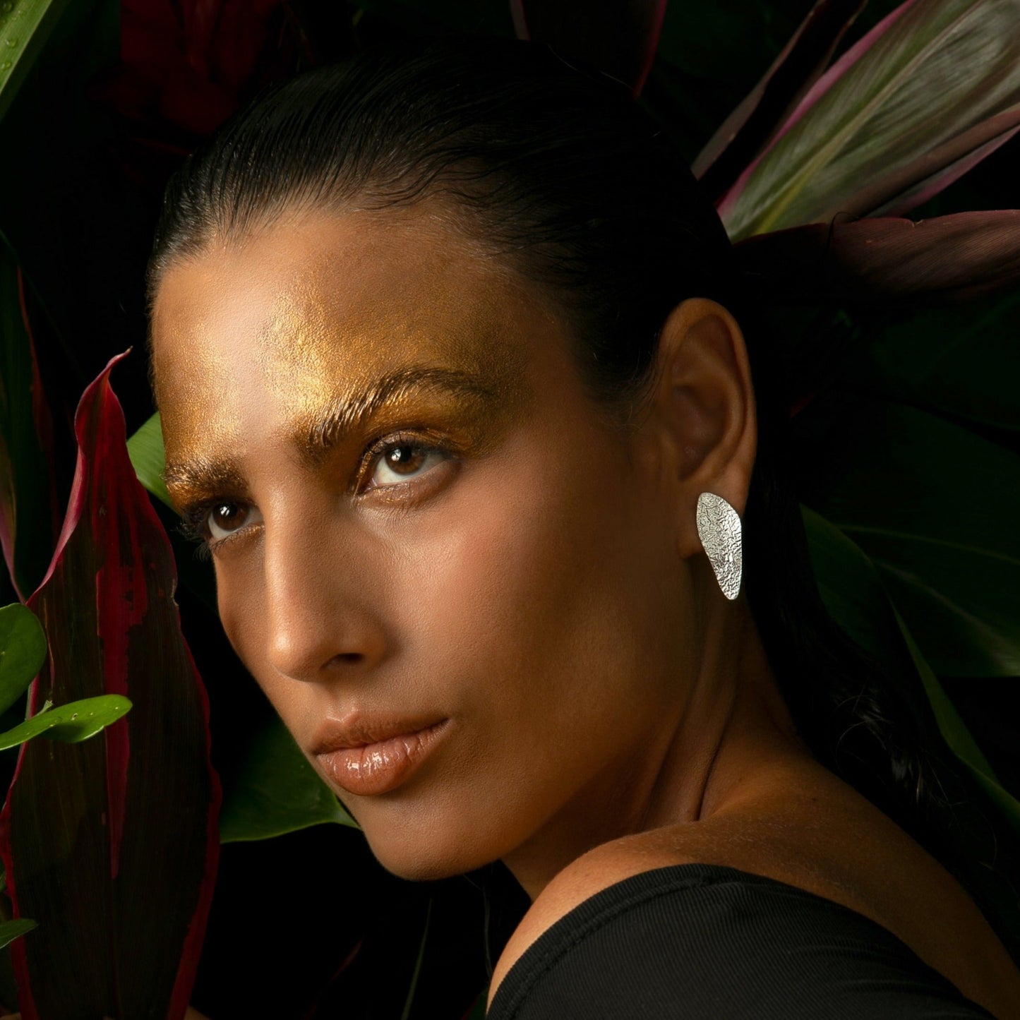 OSHI I SILVER EARRINGS