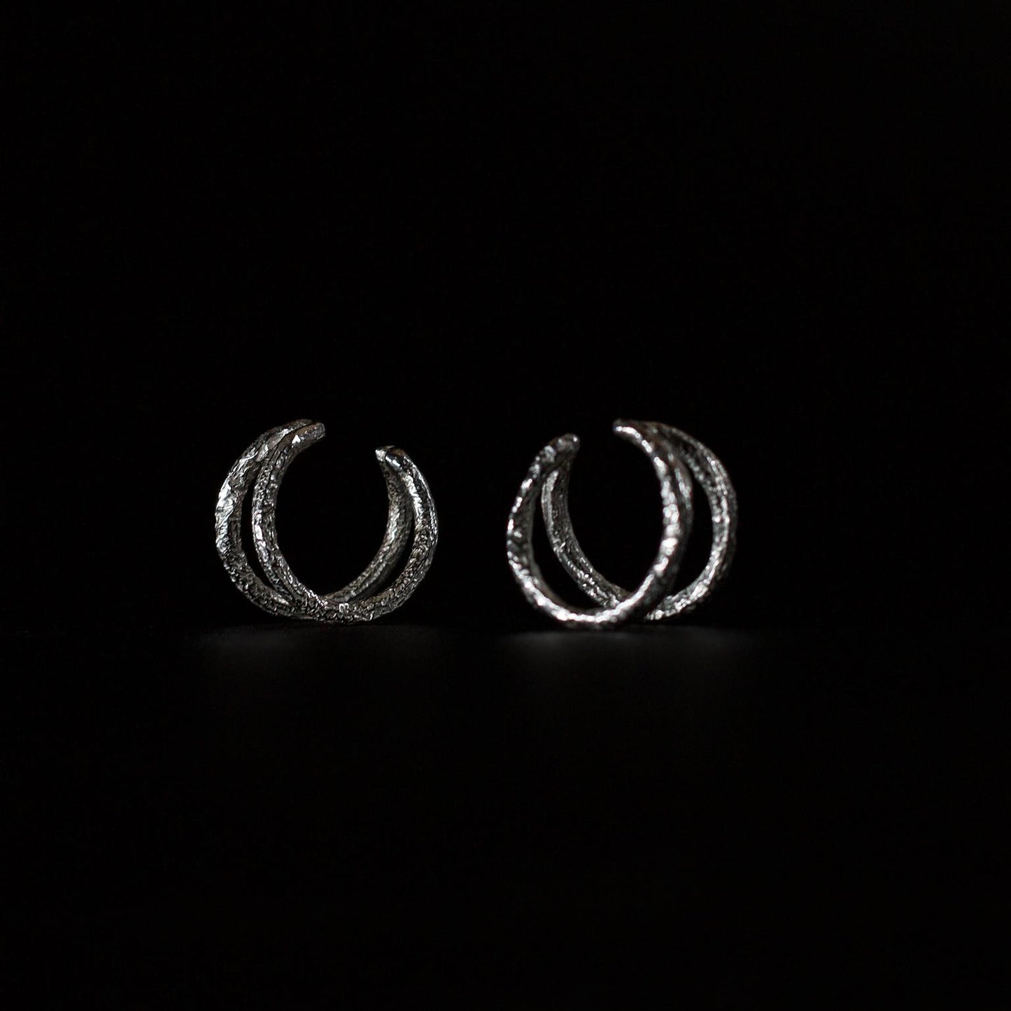 INCHATO SLIM DOUBLE SILVER EARCUFF