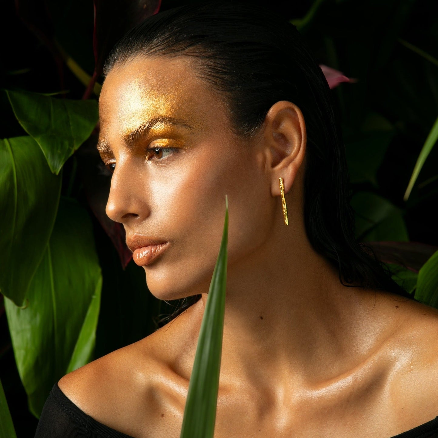 INCHATO GOLD MAXI EARRINGS // RESERVIERT