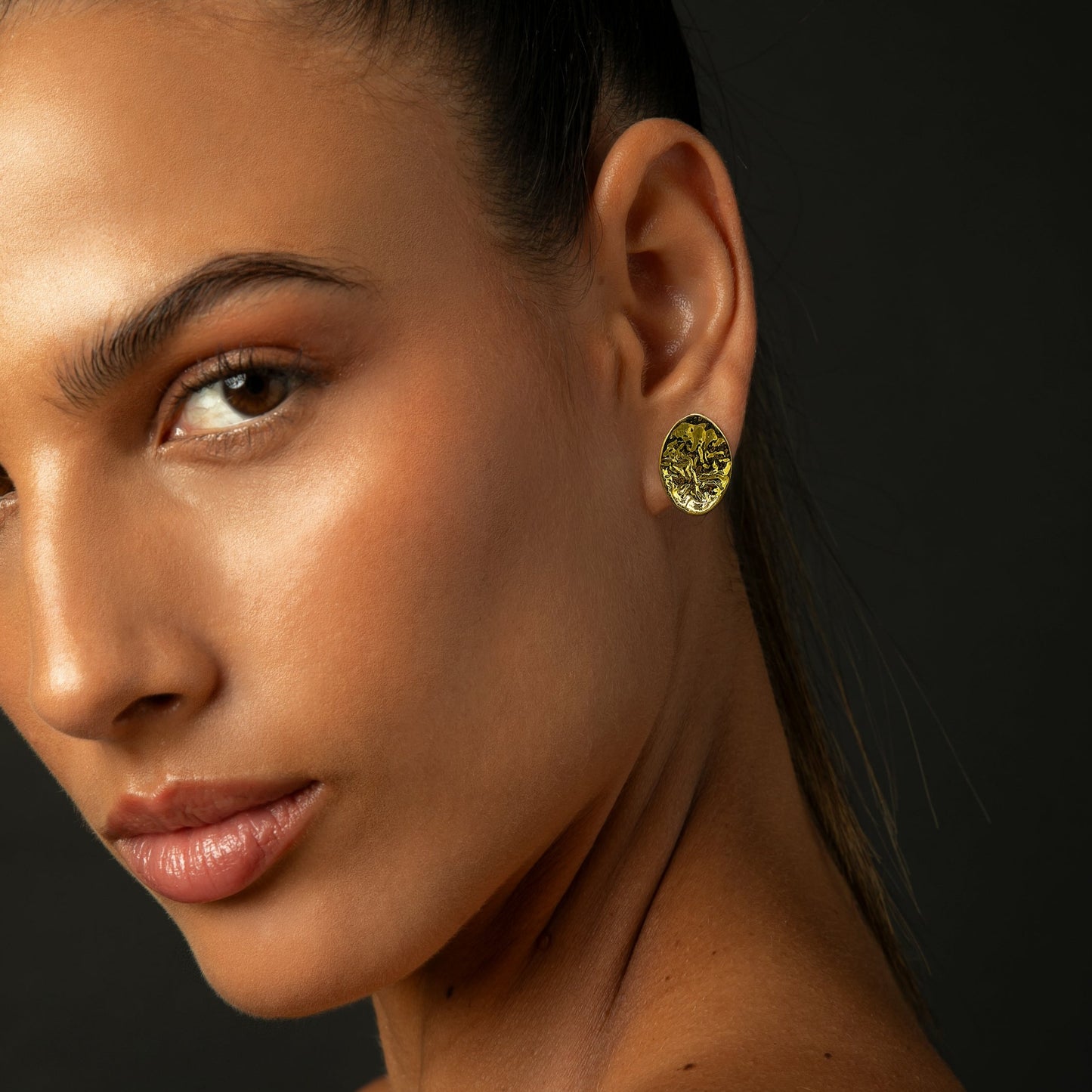 OSHI II GOLD EARRINGS