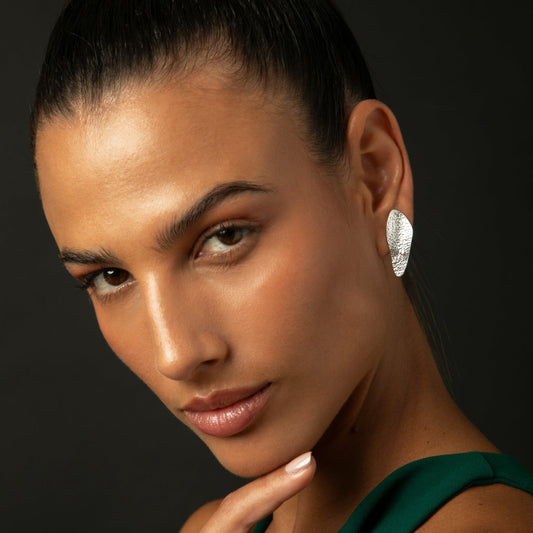 OSHI I SILVER EARRINGS