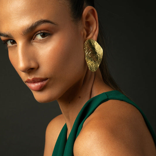 OSHI MAXI GOLD EARRINGS