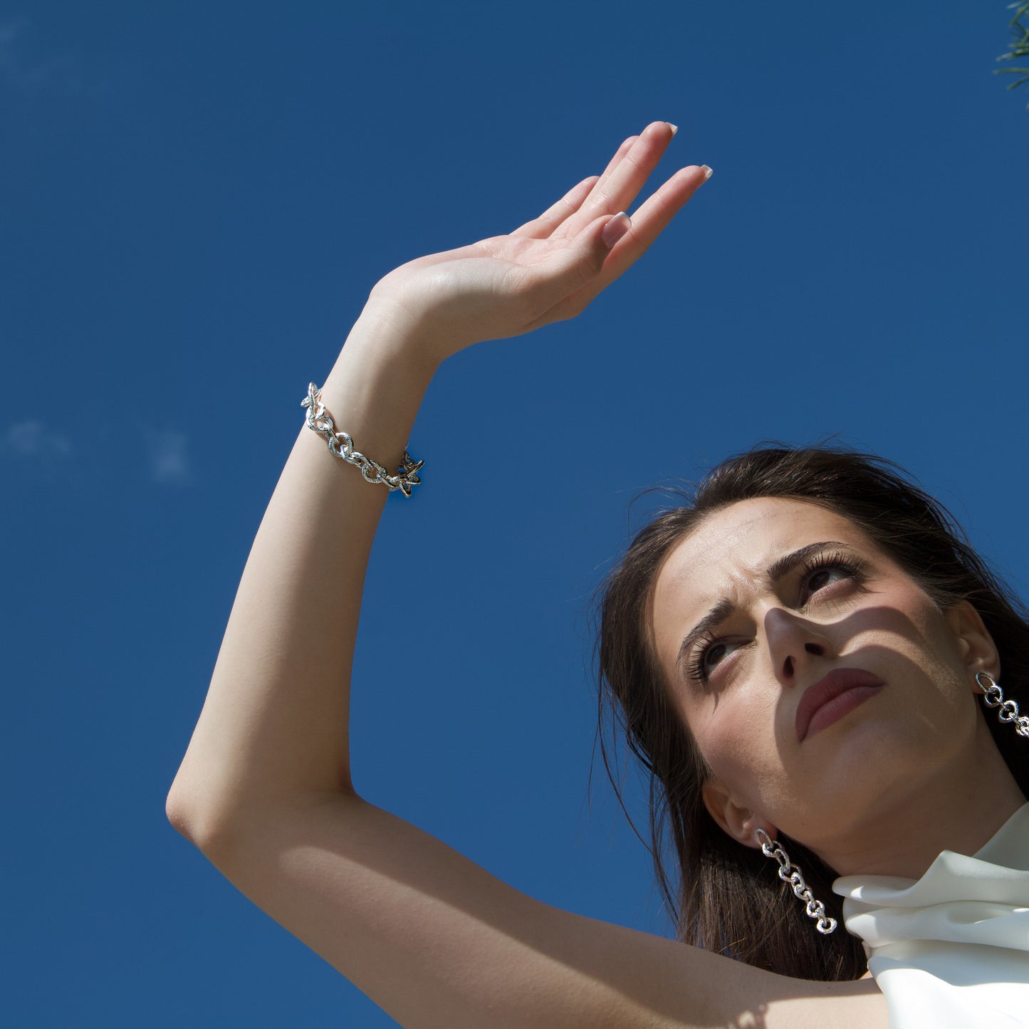 INCHATO BOLD SILVER BRACELET CHAIN