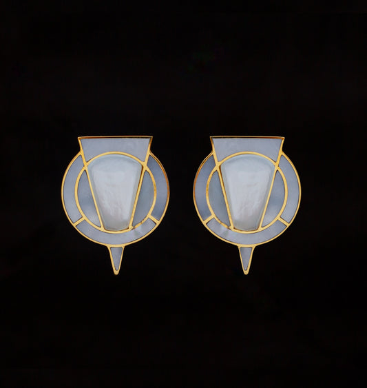 CARAL EARRINGS MOTHER OF PEARL
