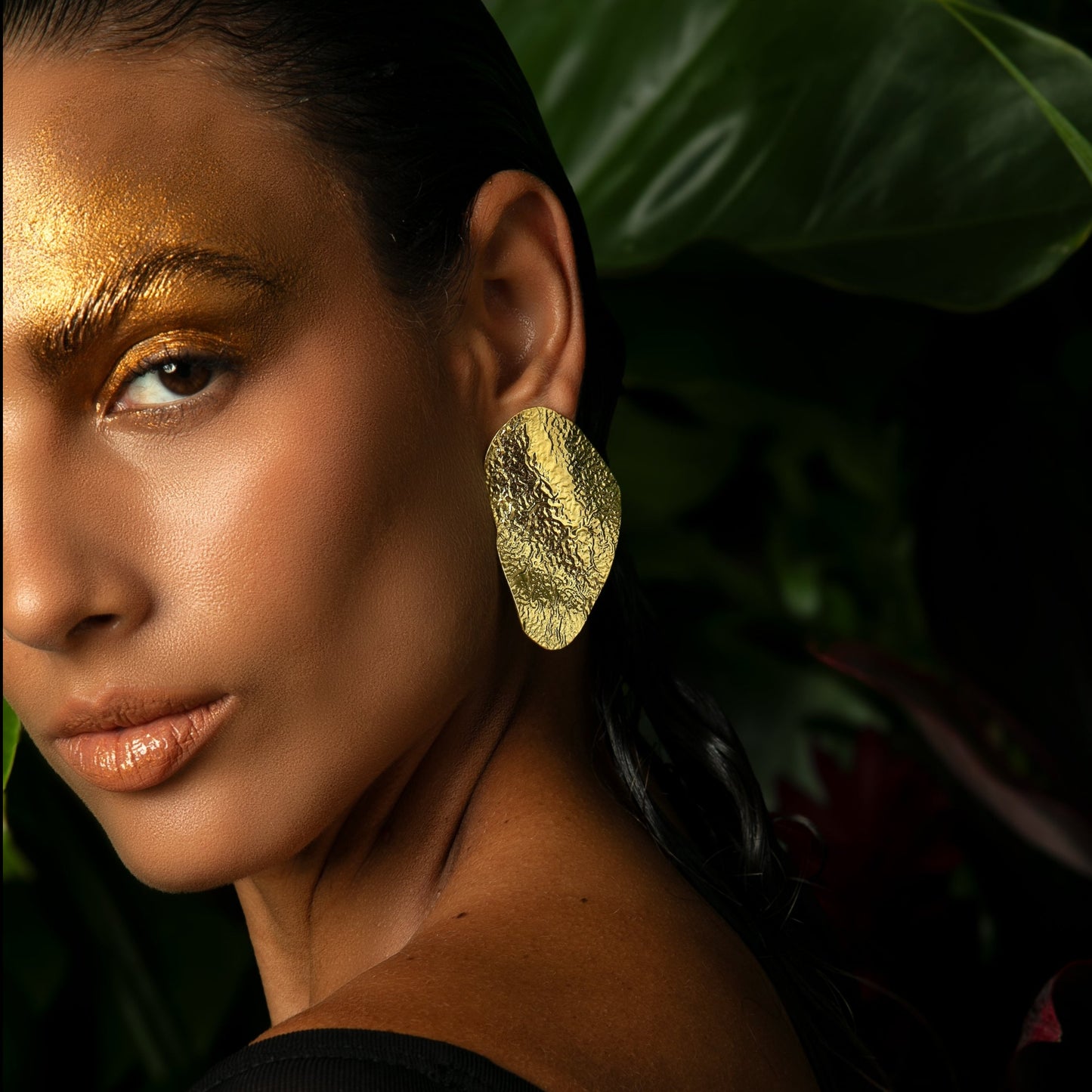 OSHI MAXI GOLD EARRINGS