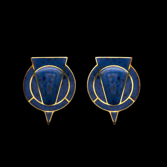 CARAL EARRINGS DUMORTIERITE