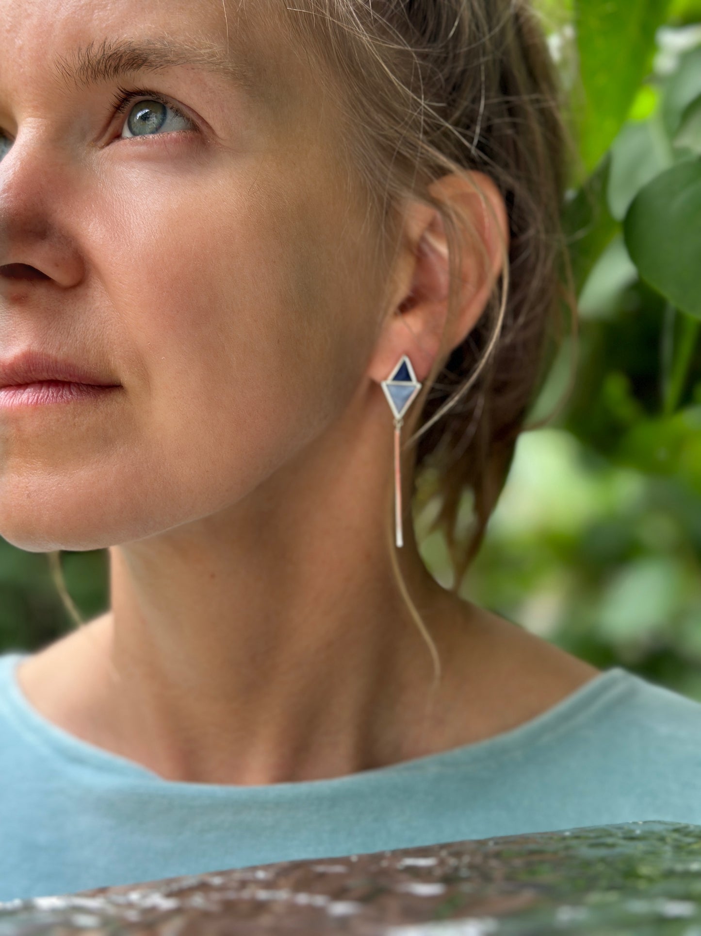 CHUNTU EARRINGS SODALITE