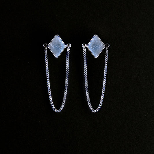 PUYTU EARRINGS CHALCEDONY