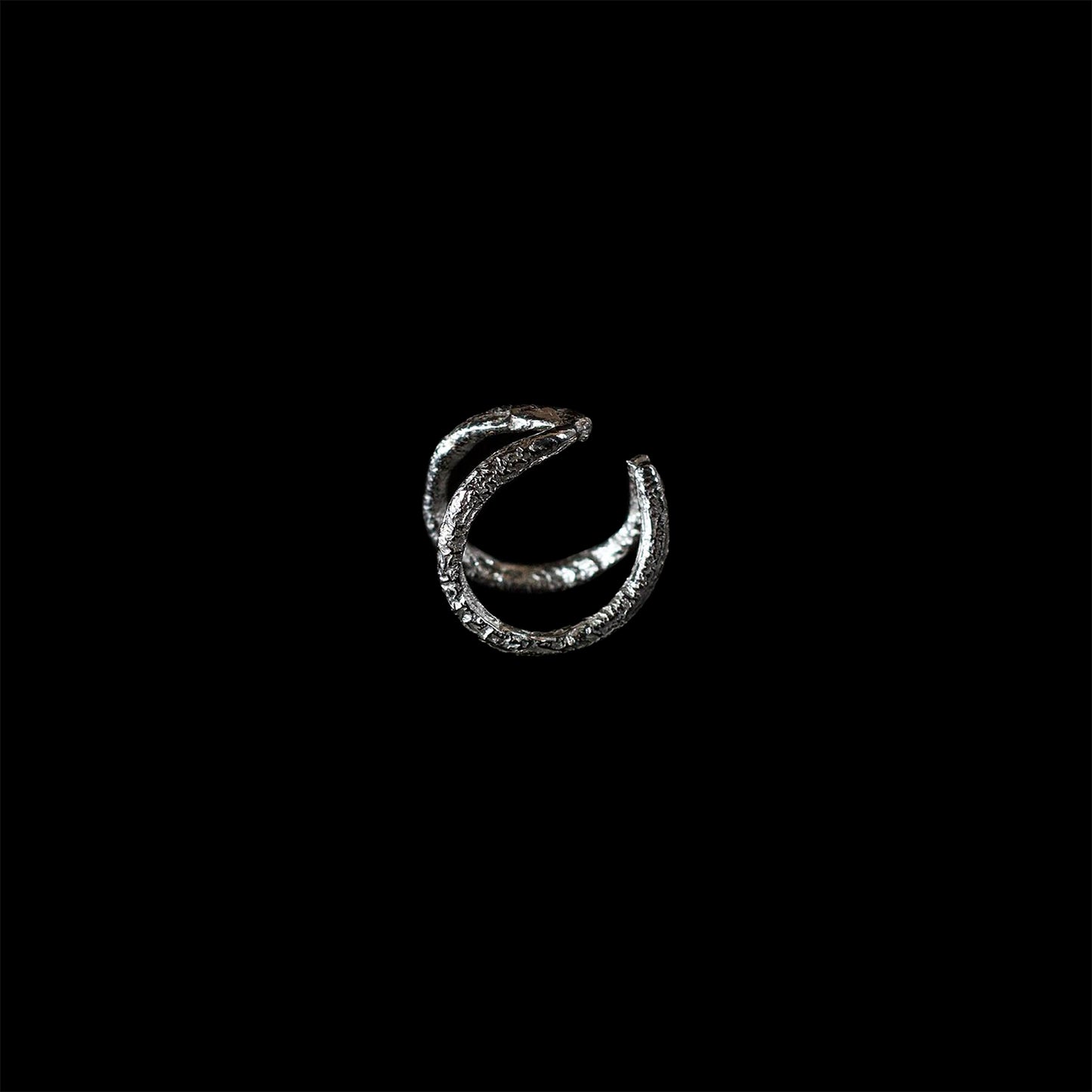 INCHATO SLIM DOUBLE SILVER EARCUFF