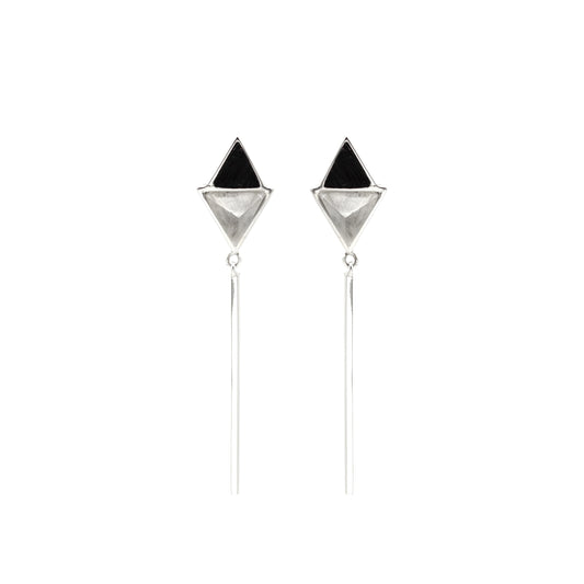 CHUNTU EARRINGS CRISTAL QUARTZ