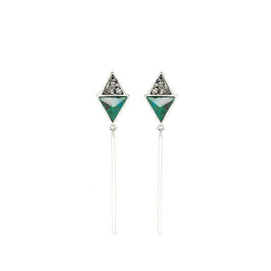 CHUNTU EARRINGS CHRYSOCOLLA