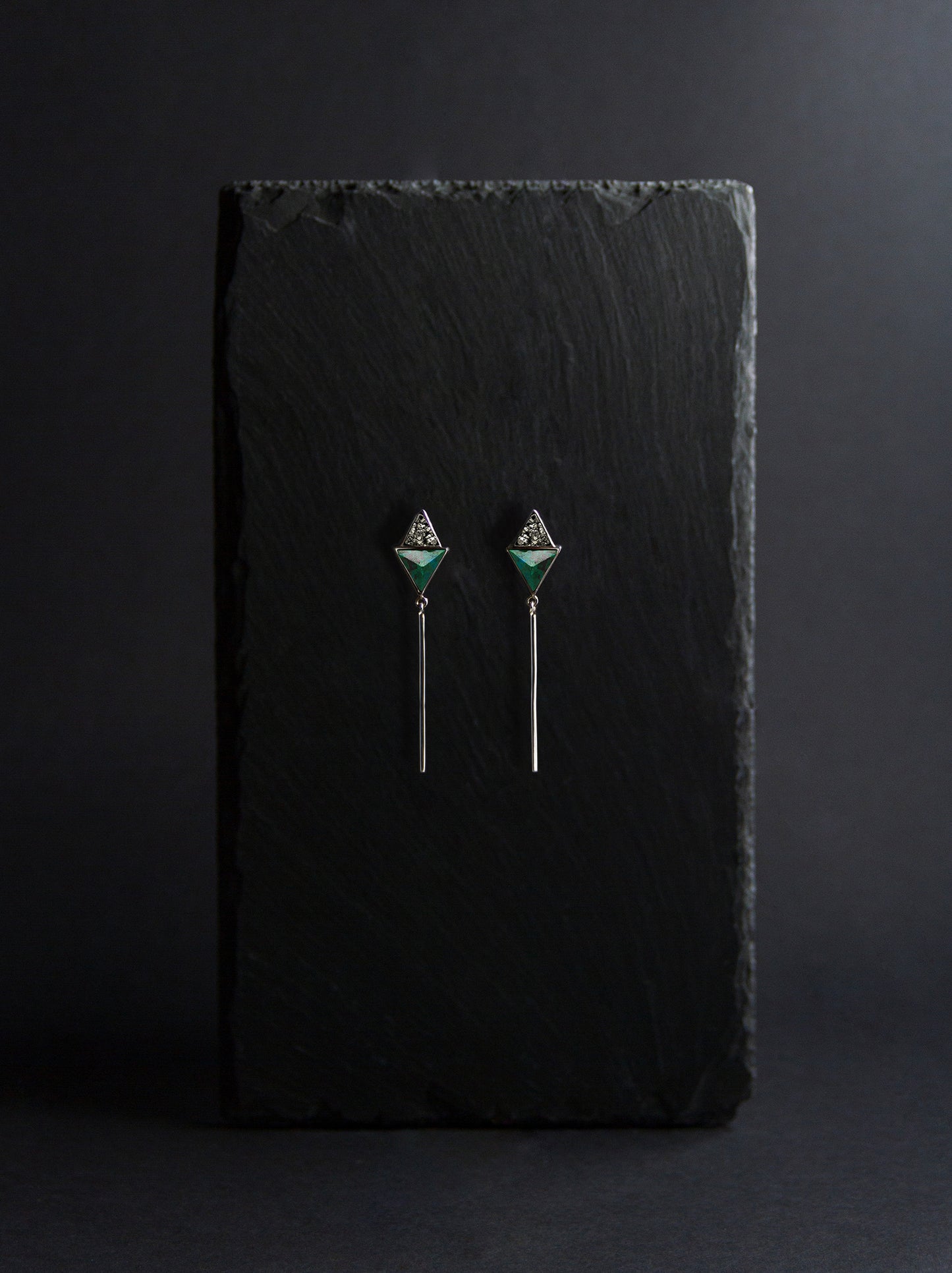 CHUNTU EARRINGS CHRYSOCOLLA