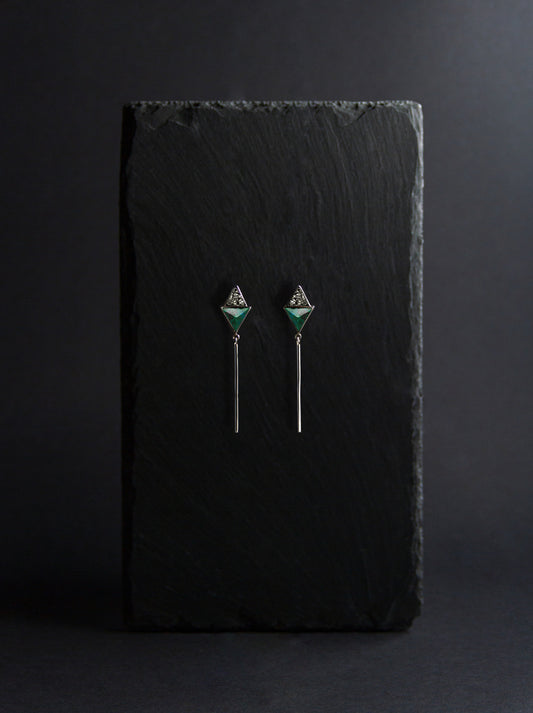 CHUNTU EARRINGS CHRYSOCOLLA