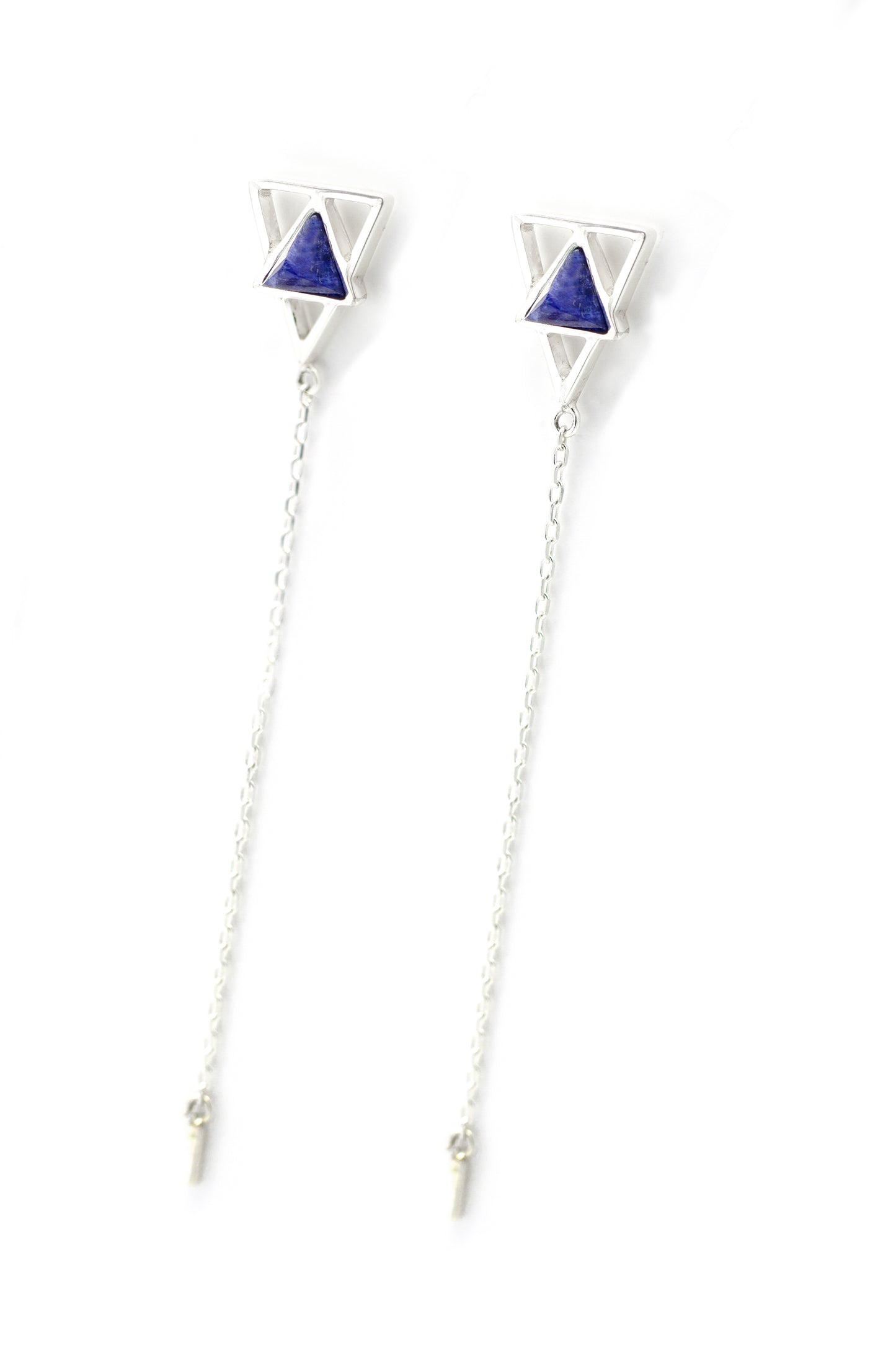 UNCU EARRINGS SODALITE