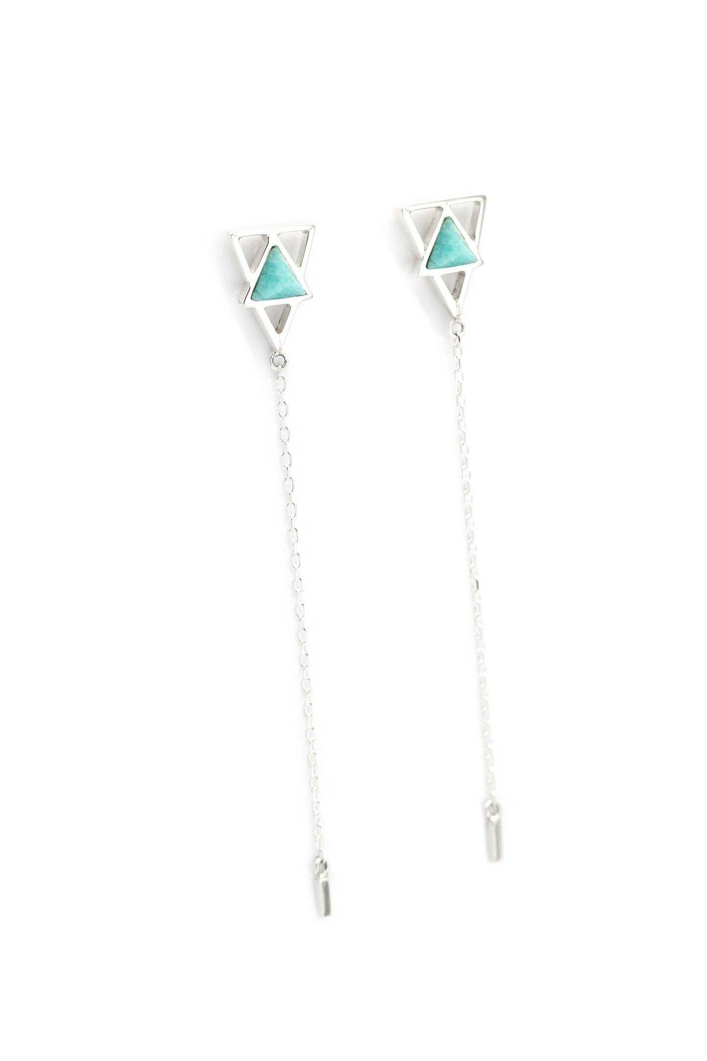 UNCU EARRINGS AMAZONITE