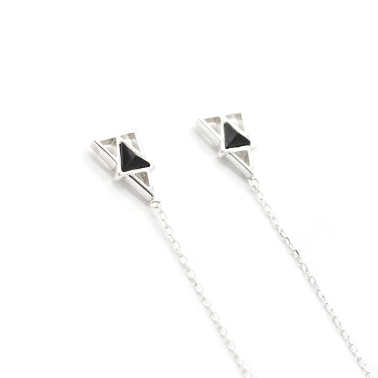 UNCU EARRINGS BLACK ONYX