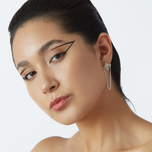 PUYTU EARRINGS PYRITE