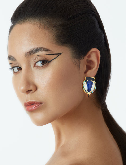 CARAL EARRINGS SODALITE