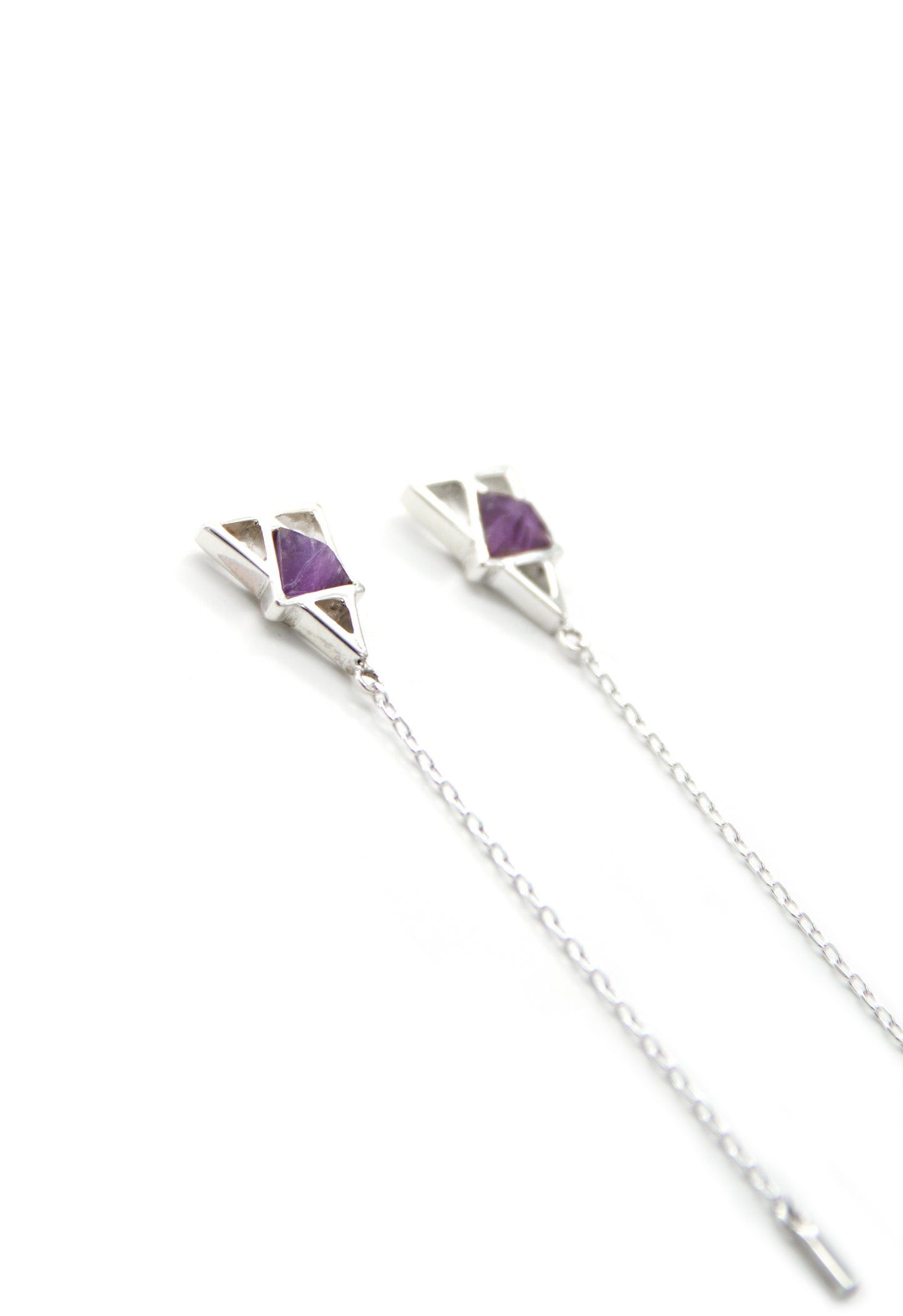 UNCU EARRINGS AMETHYST