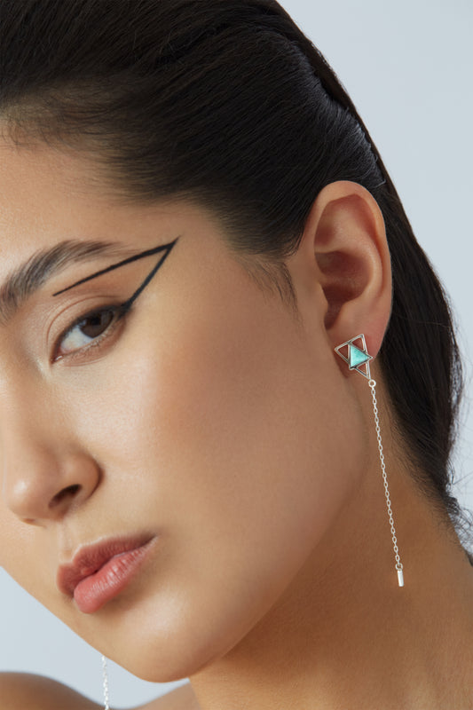 UNCU EARRINGS AMAZONITE